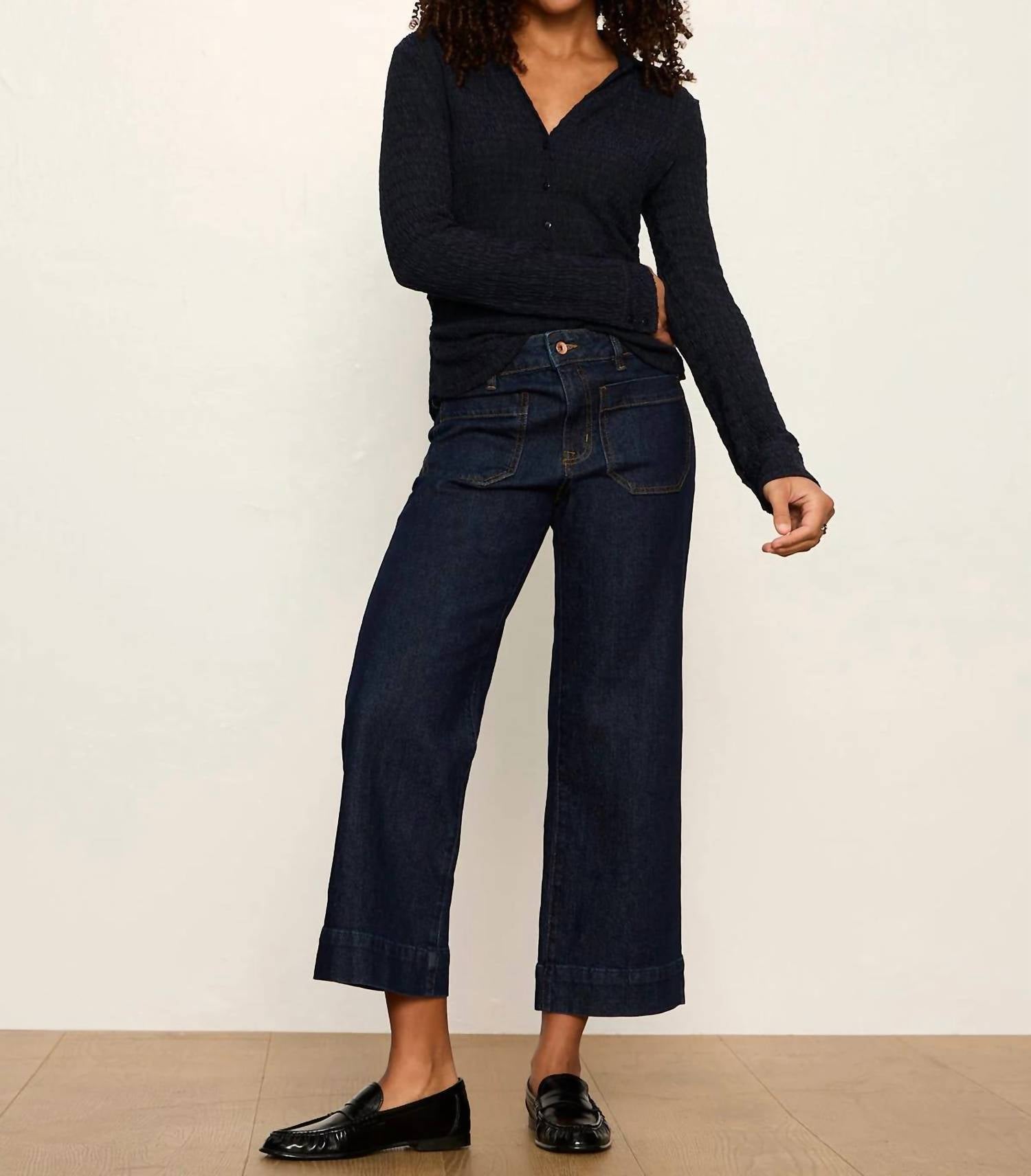Sanctuary - Juno Textured Button Front Blouse