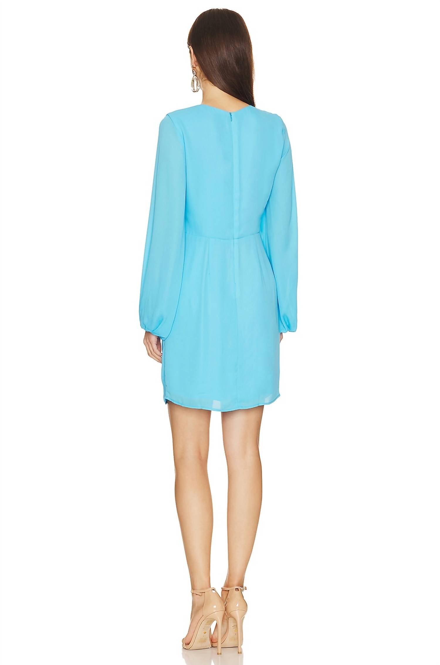 Krisa - Aria Twist Front Mini Dress