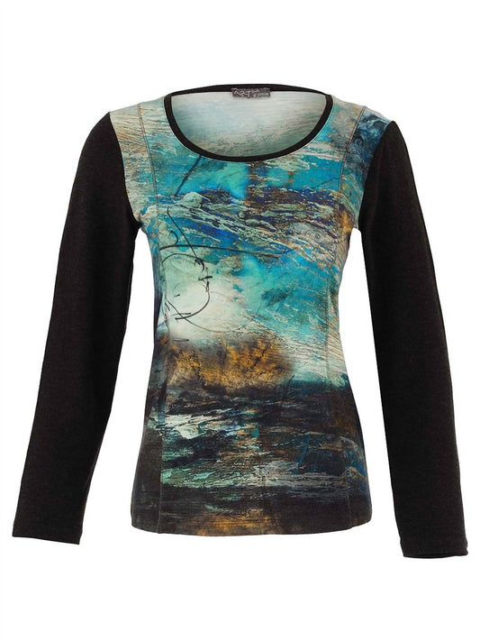 Dolcezza - Women's Life's Too Short Simple Art Long Sleeve Top