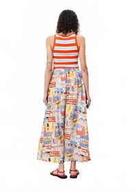Frnch - Liliane Marche Blanc Maxi Skirt