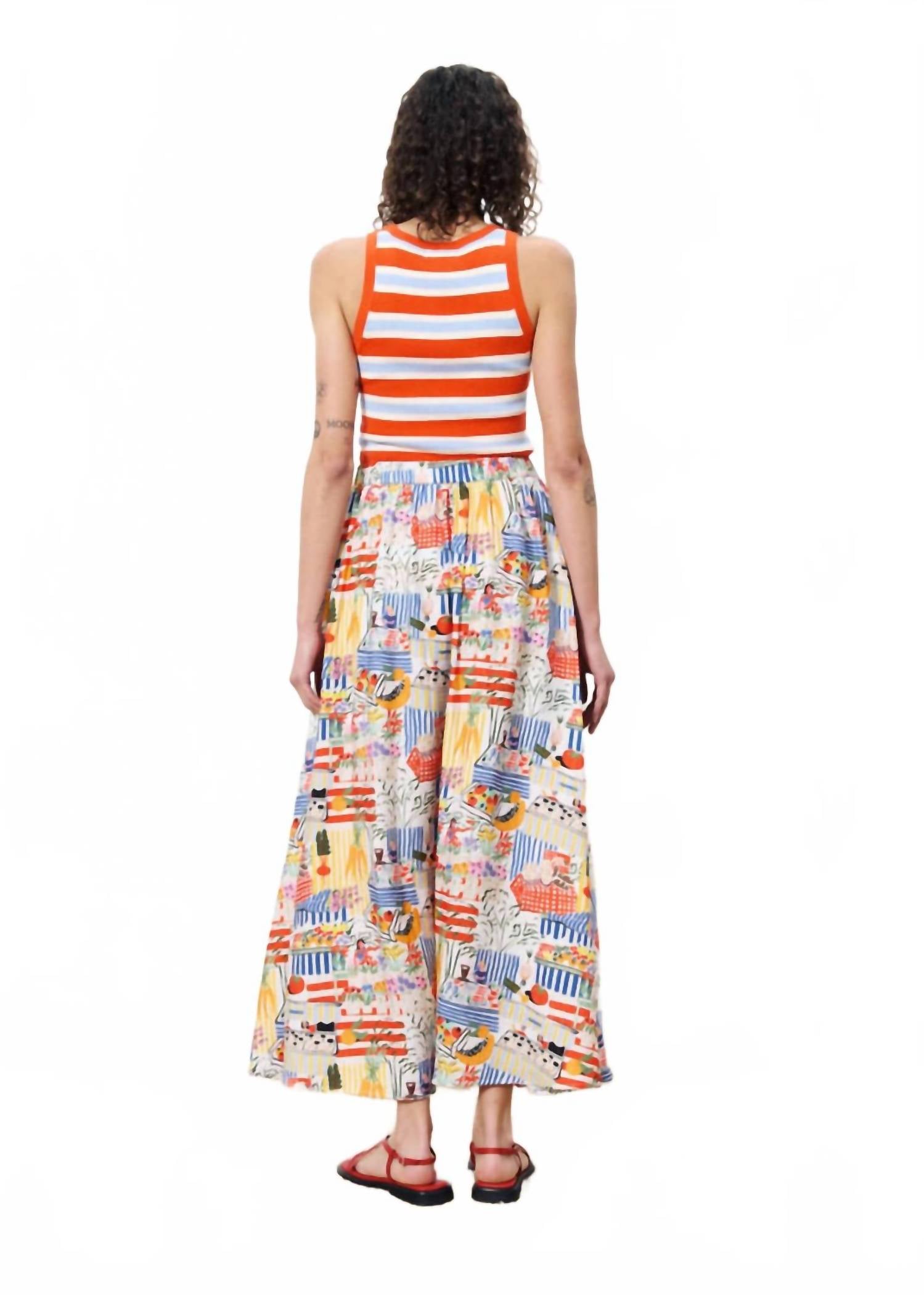 Frnch - Liliane Marche Blanc Maxi Skirt