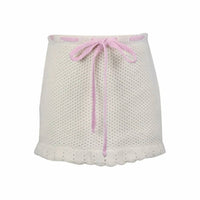 Flowers By Zoe - Kid's Knit Skirt With Bow