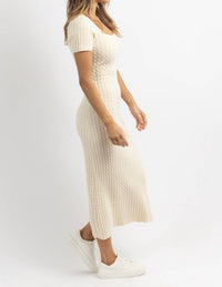 Lalavon - Veda Cableknit Maxi Dress