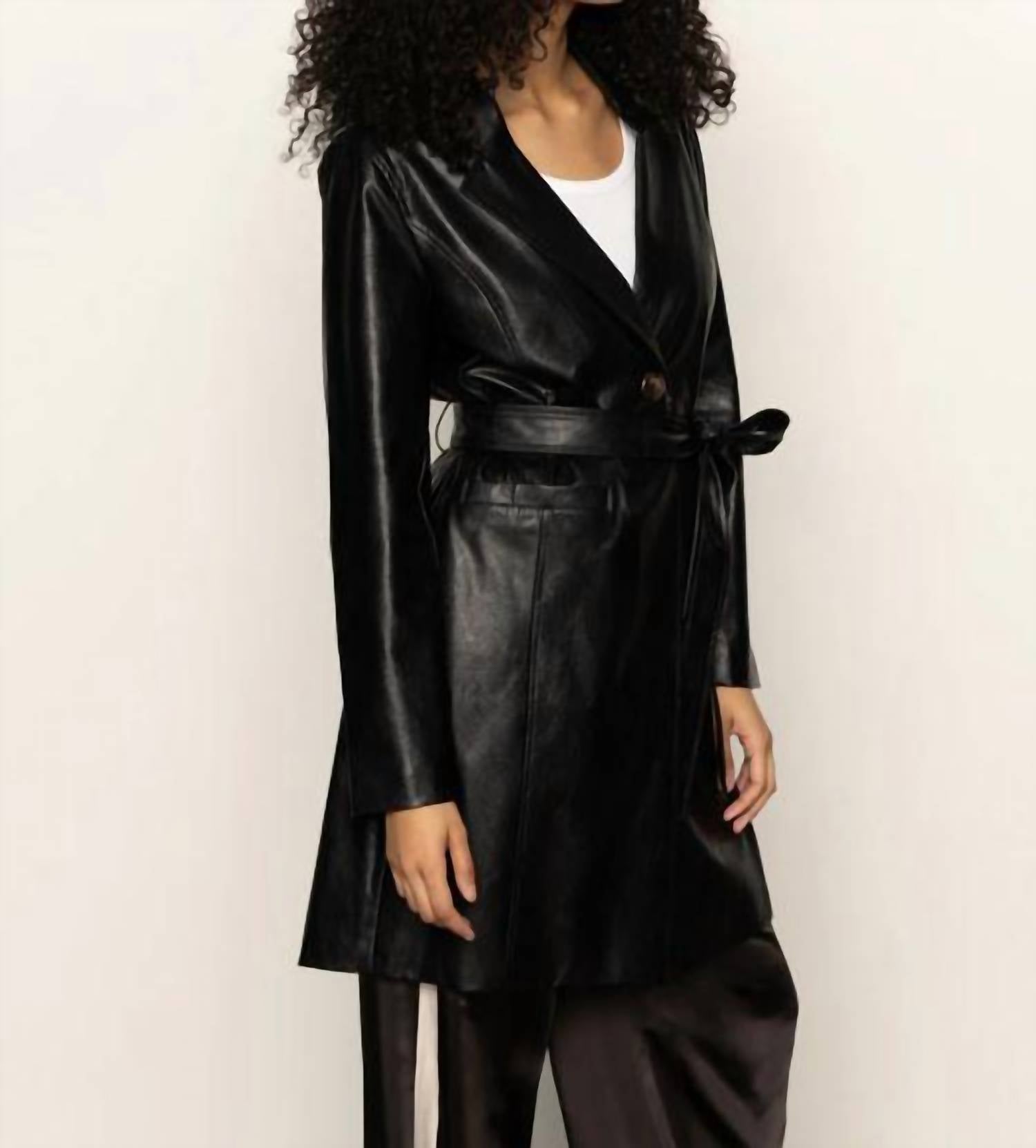 Sanctuary - Vegan Leather Coat