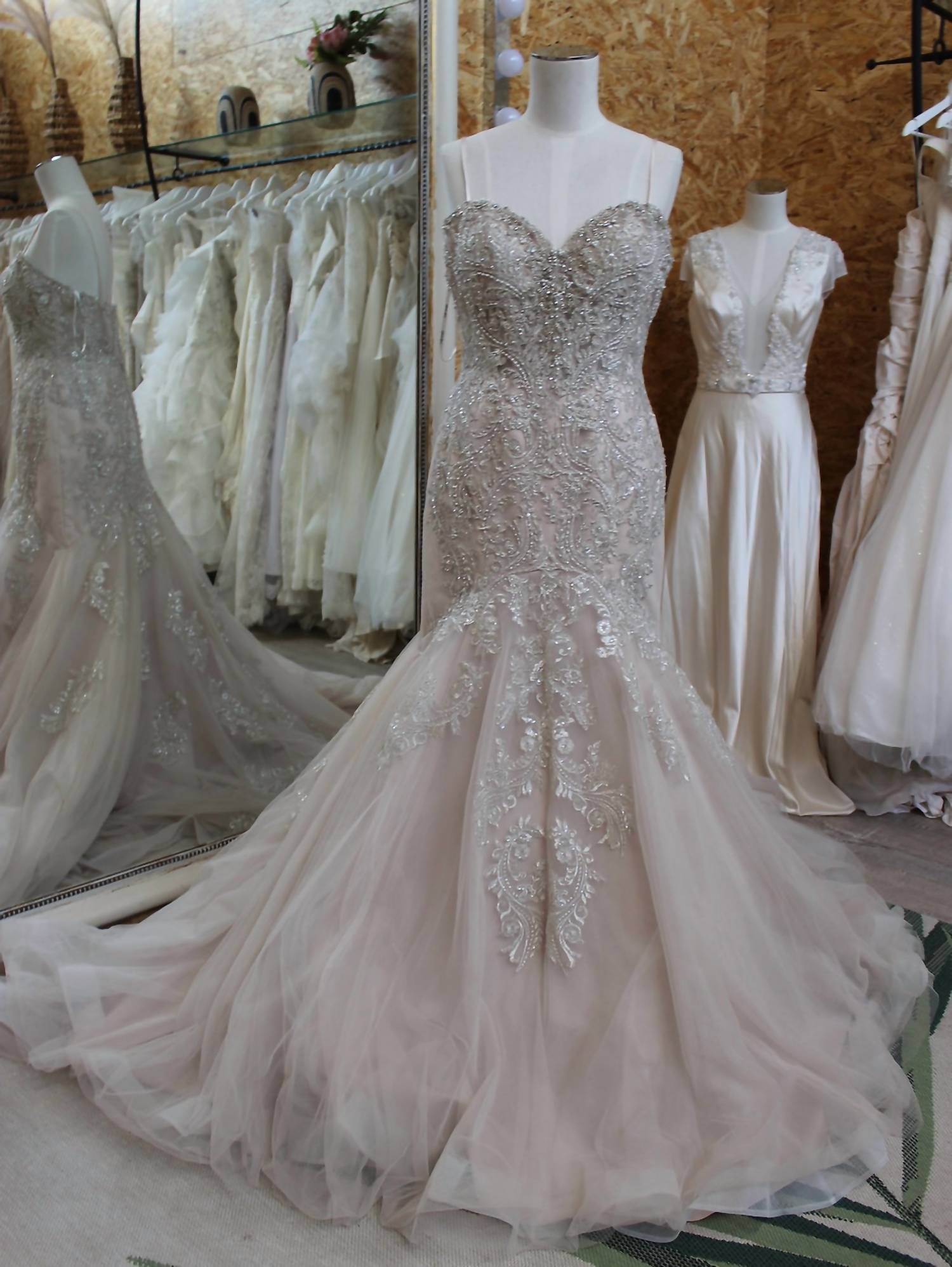 Stella York - Sexy Wedding Dress with Sheer Bodice