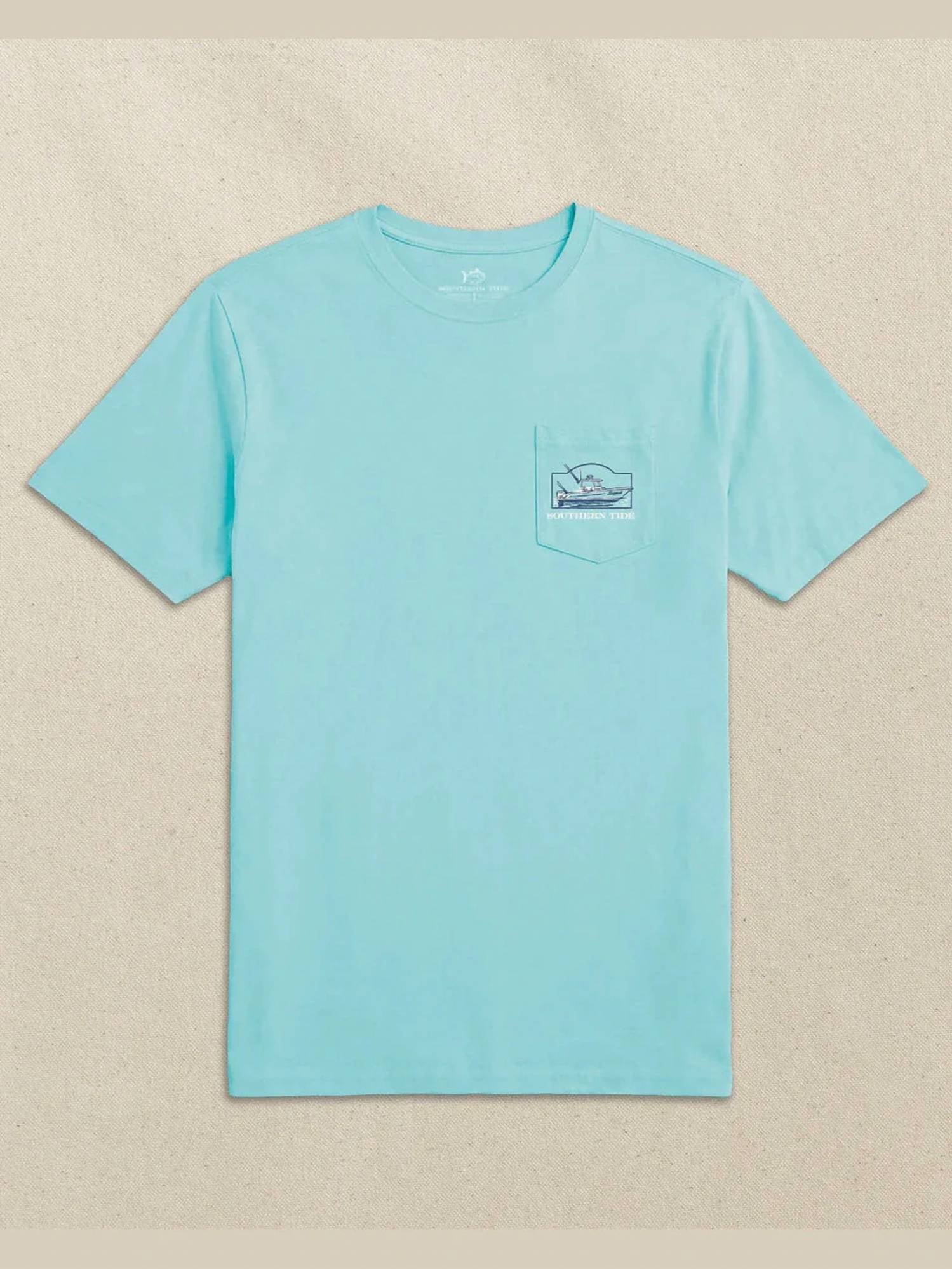 Southern Tide - Men's Sunset Skipjack Boat Short Sleeve T-shirt