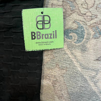 BBrazil Clothing Basket Weave Jacquard Long Leggings in black - women's pants - alternate view