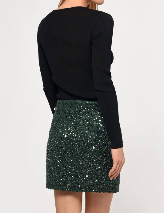 Greylin - BENNIE BEADED MINI SKIRT