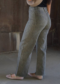 Miou Muse - Women's Searching For More Snake Print Pant