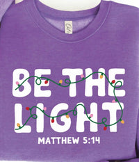 Oat Collective - Unisex Be The Light Graphic Sweatshirt