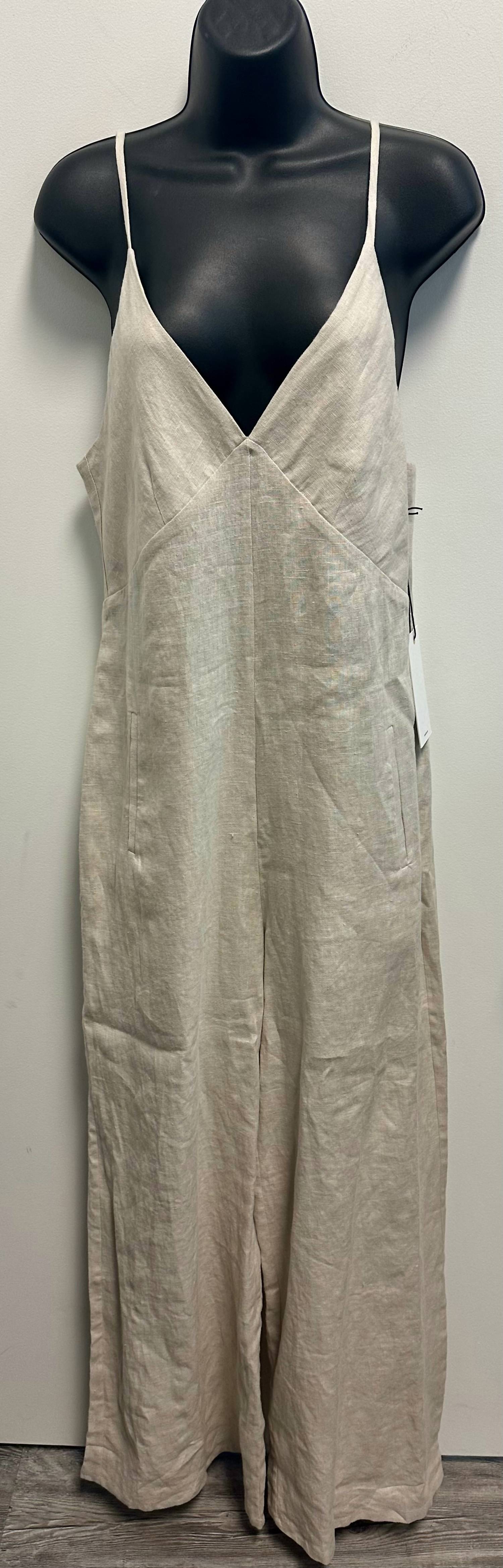 Rivet Utility - Women's Foxy Wide Leg Linen Jumpsuit