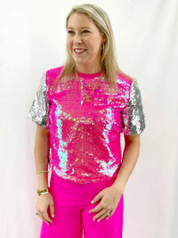 Strut & Bolt - Sequin Crop Top