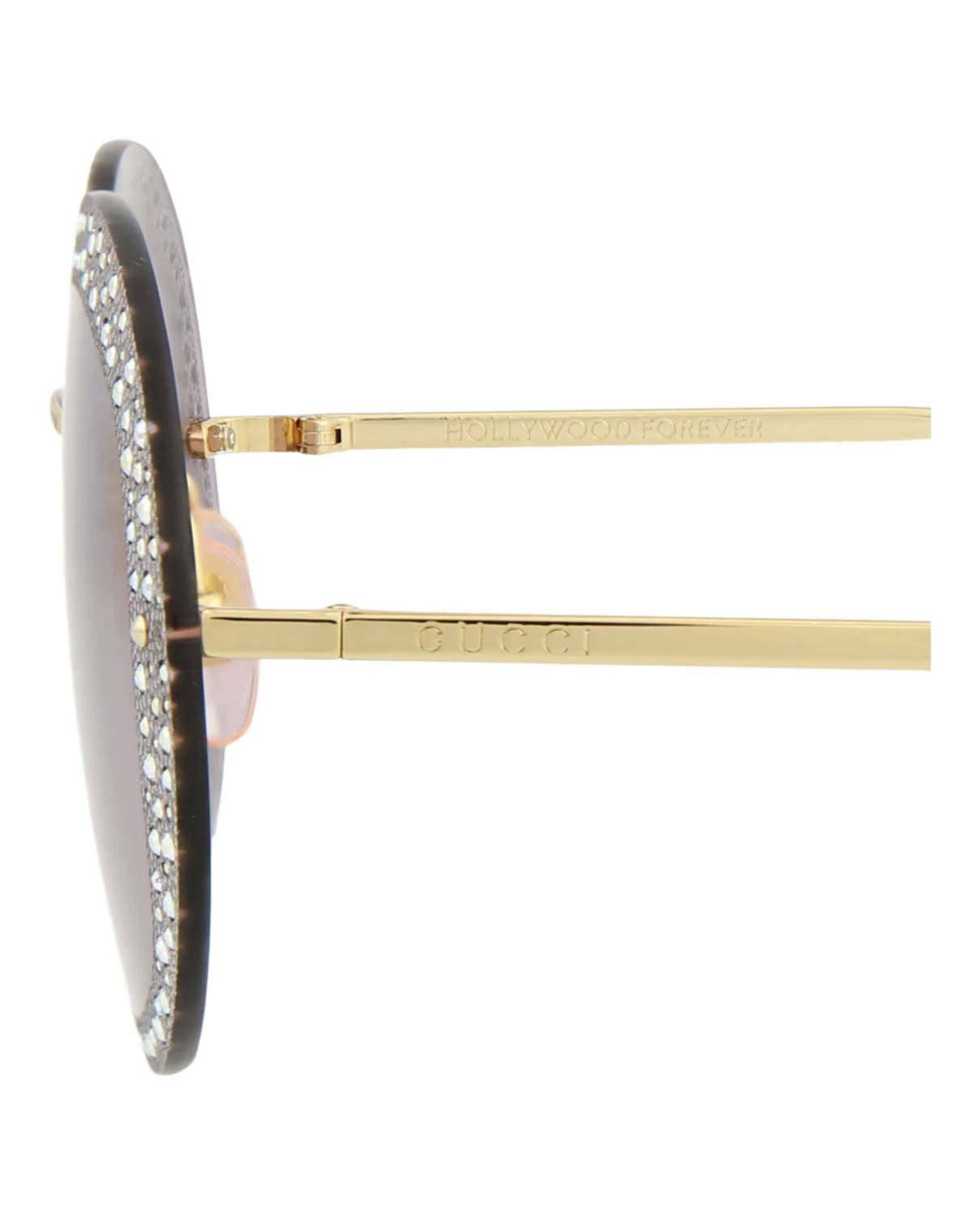 Gucci - Women's Round-frame Metal Sunglasses