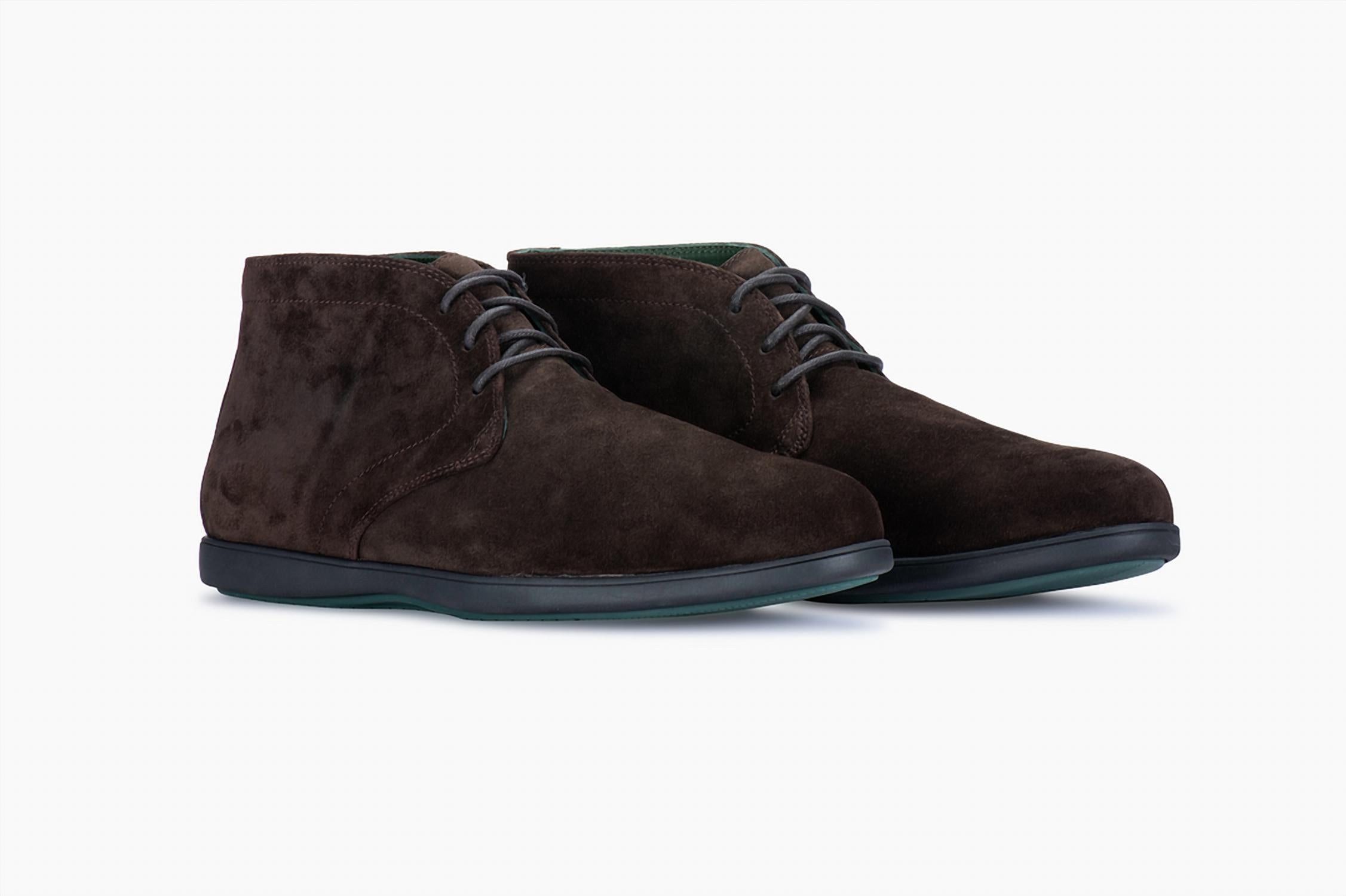 FIBONACCI Men's Abbacis Luxury Hybrid Chukka Boot in chocolate - men's shoe