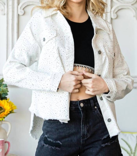 Veveret - Sparkle Denim Jacket