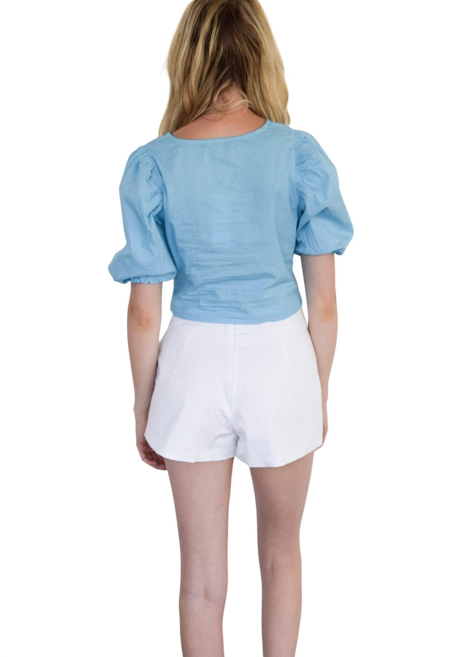 Never A Wallflower - Puff Sleeve Top