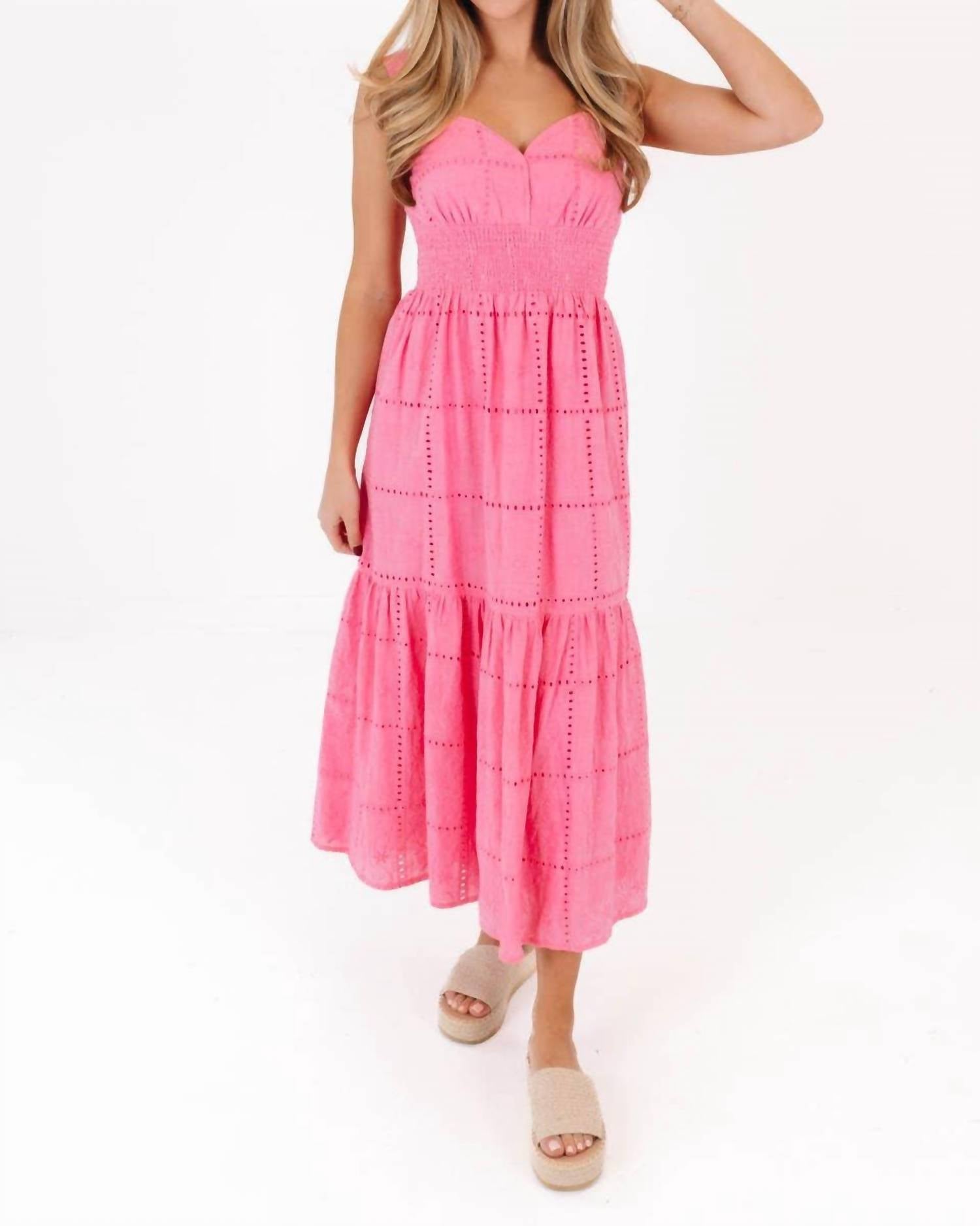 J.Marie - Presley Eyelet Midi Dress