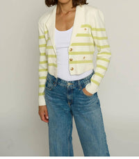 Central Park West - Stripe Knit Blazer