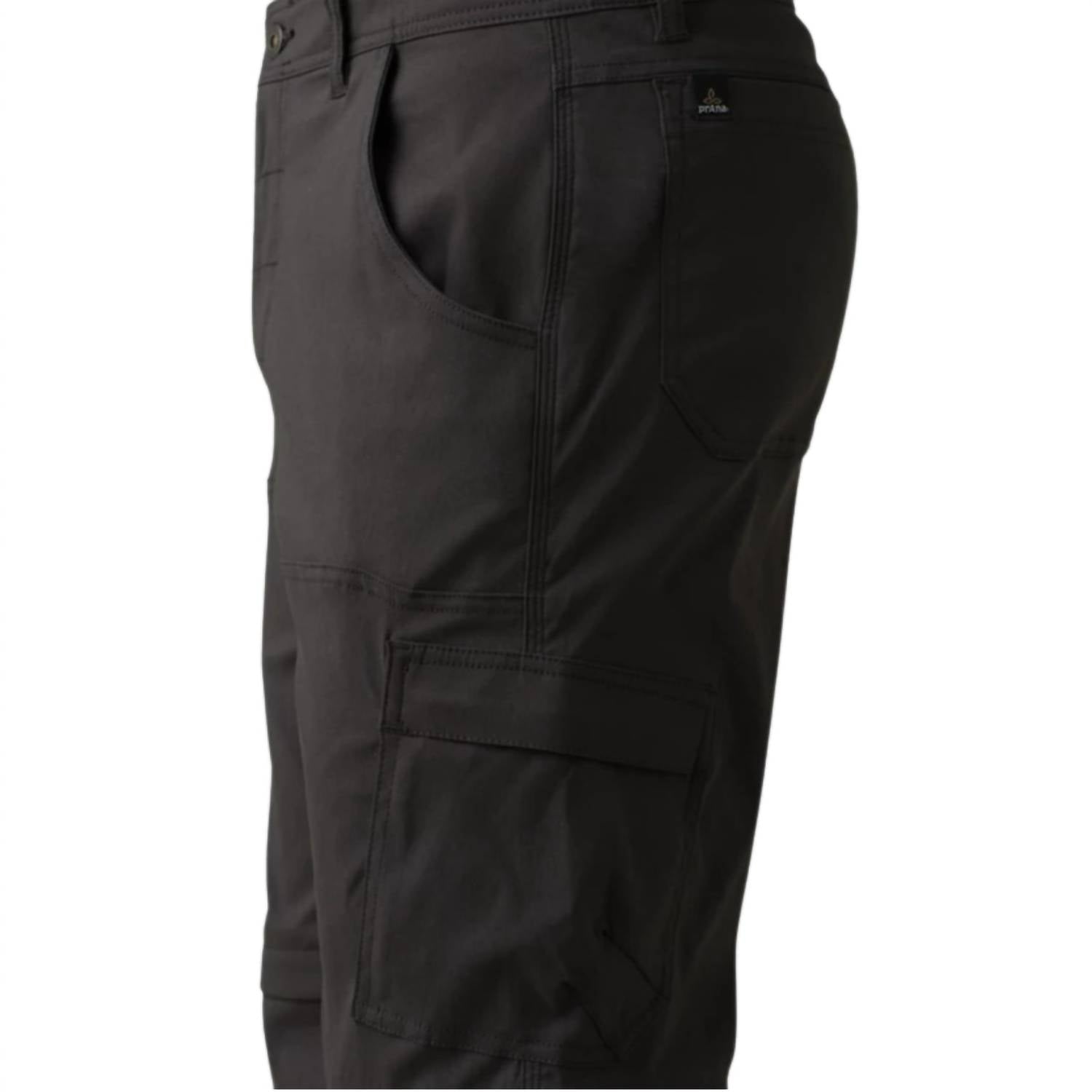 prAna Women's Stretch Zion Convertible Pant in charcoal - women's pants - detail view