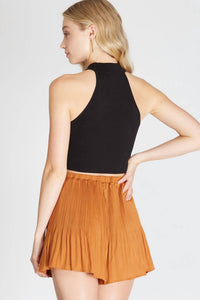 She + Sky - Olivia Pleated Shorts