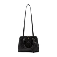 Like Dreams Women's Midori Satchel Chromatic Pattern Crossbody Bag in black - women's bag - view 6