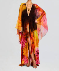 RETROFETE Hedley Chiffon Dress in orenda - women's dress