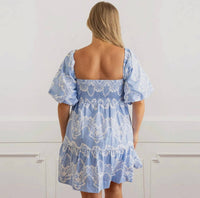 8 Oak Lane - Puff Sleeve Dress