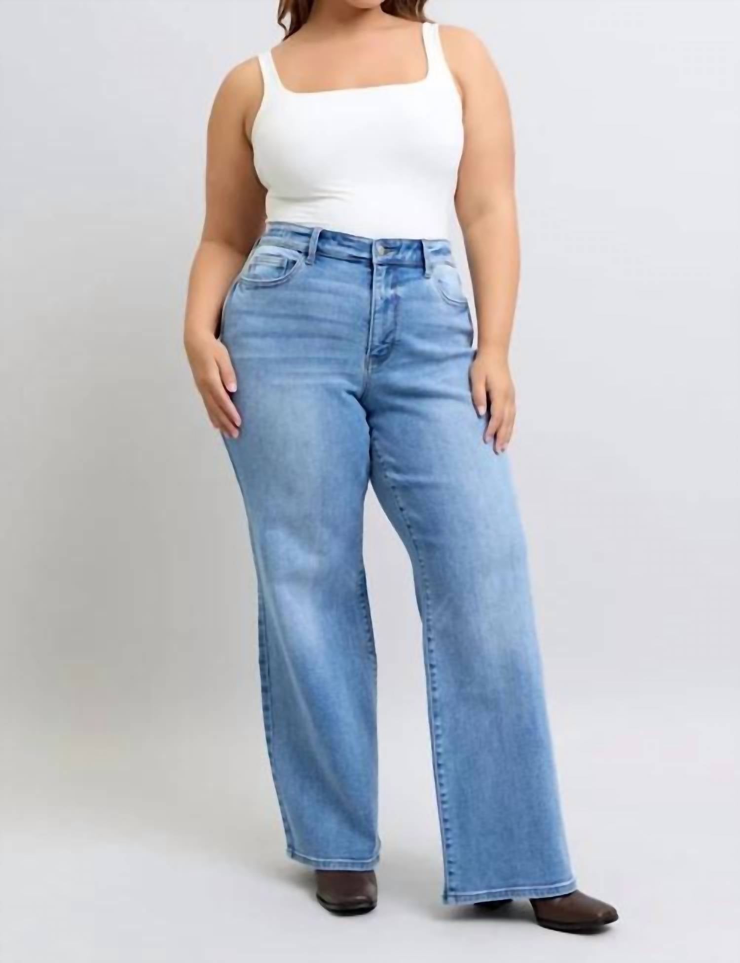 Judy Blue - Women's Janet Vintage Wide Leg Jeans