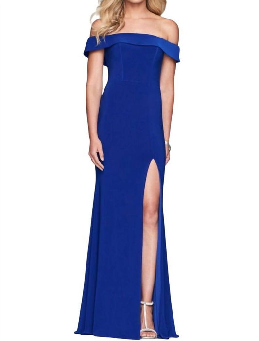 Faviana - Classic Off the Shoulder Gown