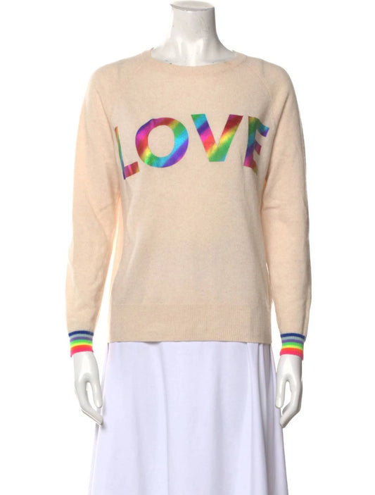 Brodie Cashmere - Women's Foil Love Sweater