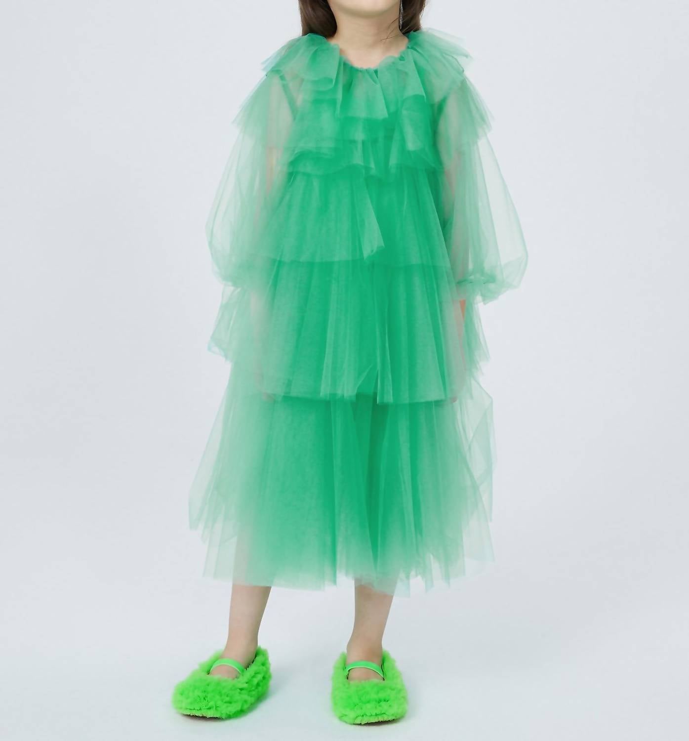 Girl's Ruffles Layers Dress