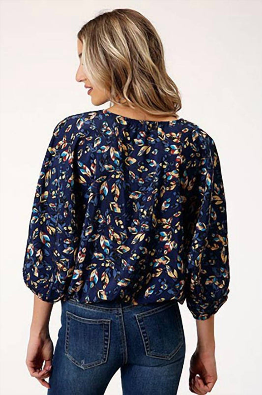 Roper - Women's Feather Foliage Blouse