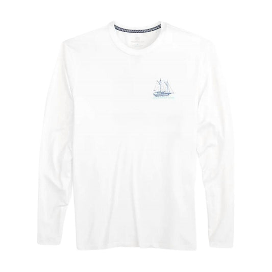 Southern Tide - Men's Sailboat Schematic Design Performance Tee