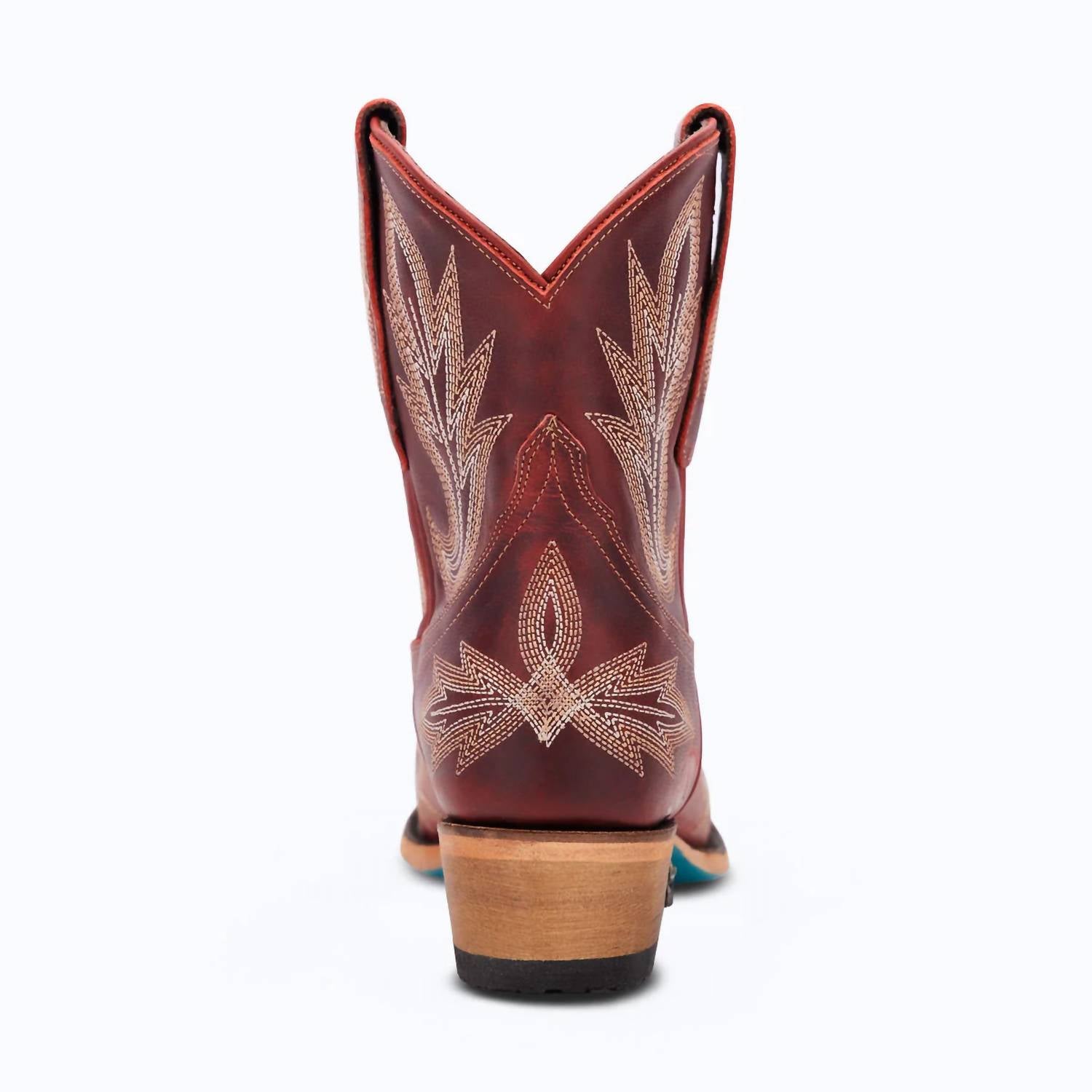 Lane Boots Women's Lexington Western Bootie in smoldering ruby - women's shoe - view 5