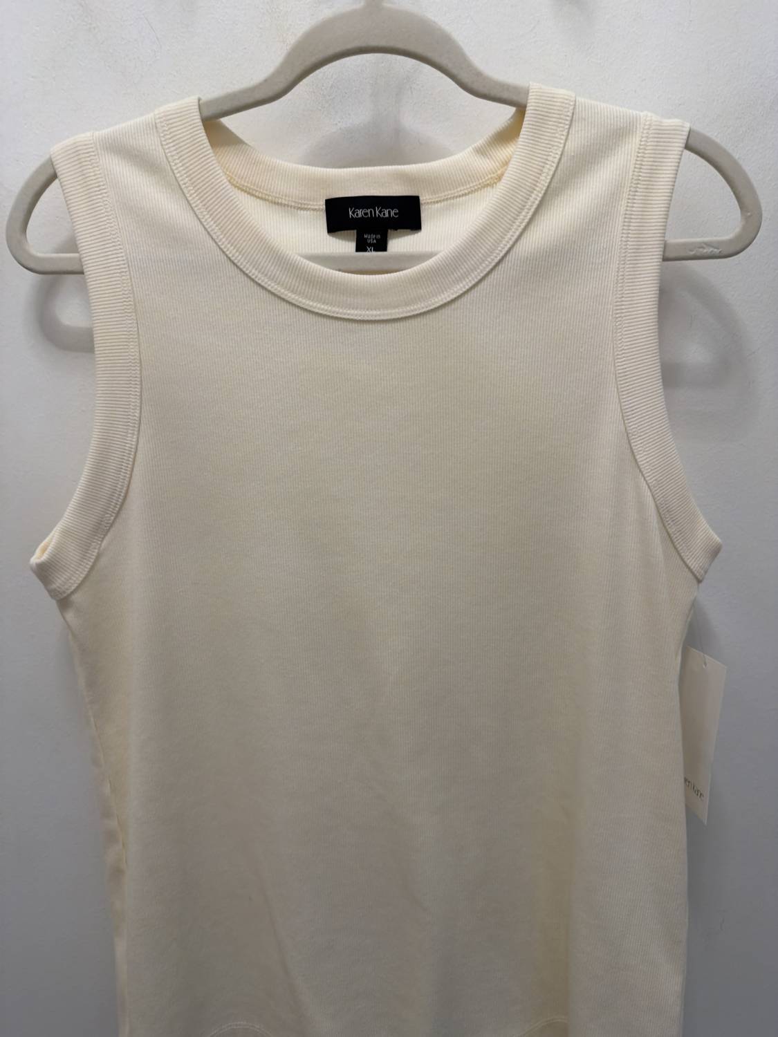 Karen Kane - Ribbed Crewneck Tank Top