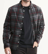 Jachs New York - Corduroy Plaid Button-down Shirt