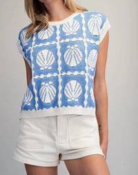 Ee:Some - Shell Sweater Vest
