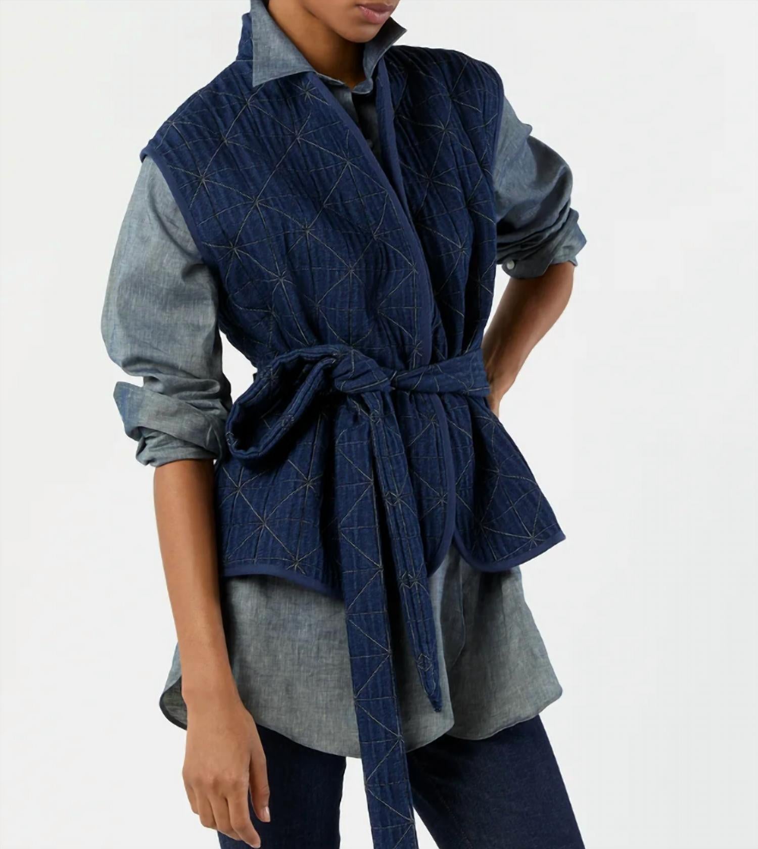 Ann Mashburn - Corinne Patchwork Vest