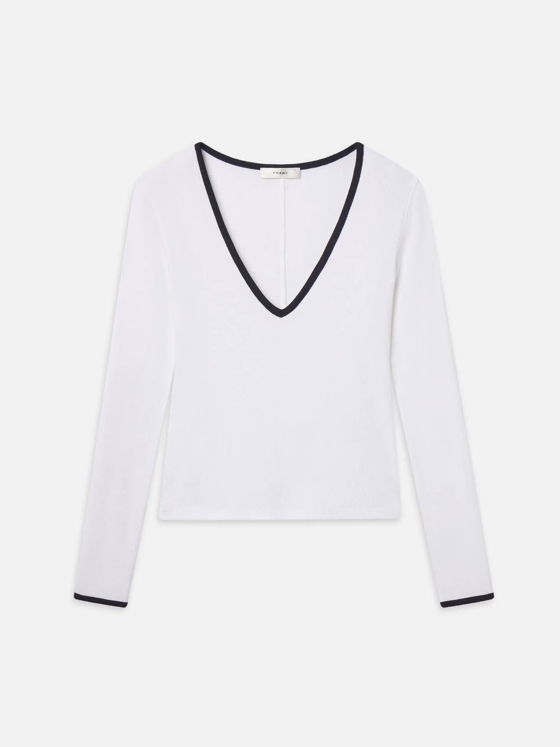 Frame - Women's The Sporty V Neck Top