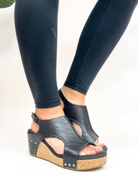 Corkys Footwear - Women's Carley Smooth Wedge Sandal
