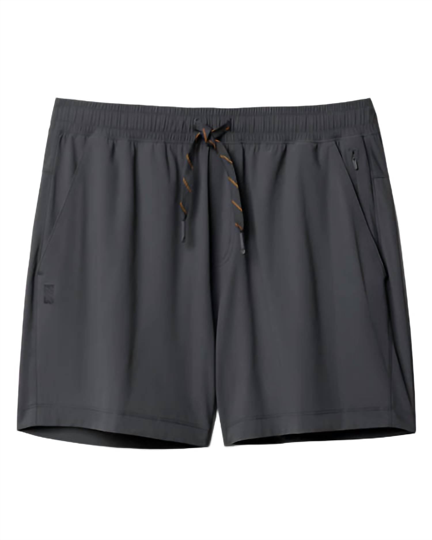 RHONE Men's Pursuit Pull-on Short in asphalt - men's shorts
