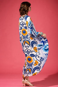 Urbanista - Mazarine Zinnia Floral Kaftan Dress
