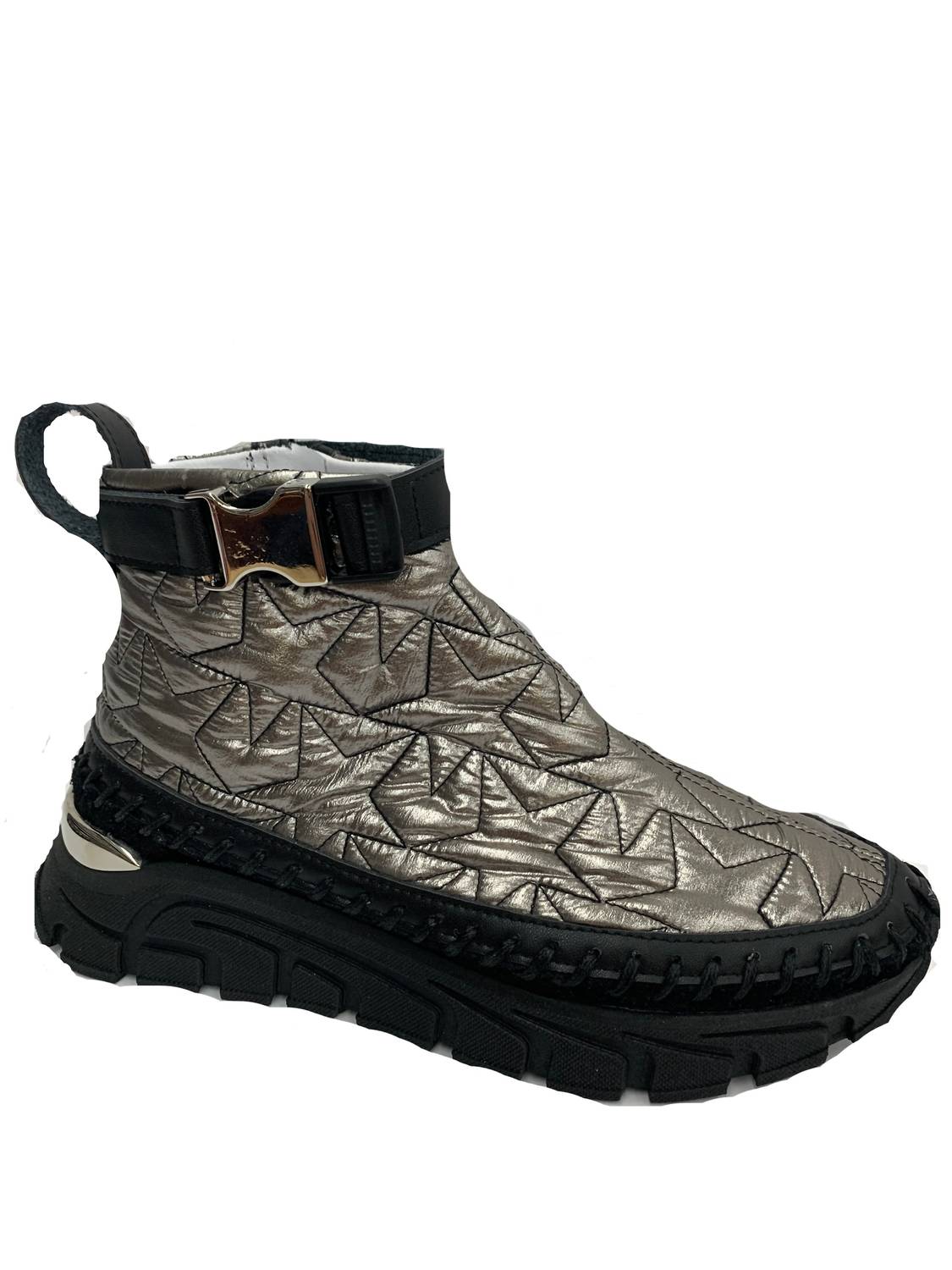 Salvatore Castellano Women's Agata Ankle Boots in silver - women's shoe