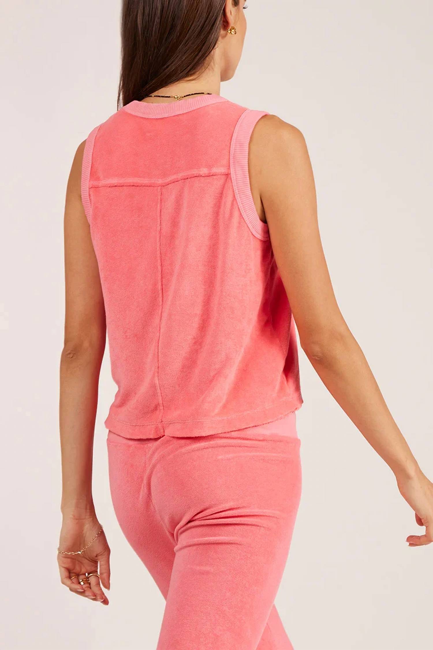 Bobi - Raw Edge Muscle Tank Top