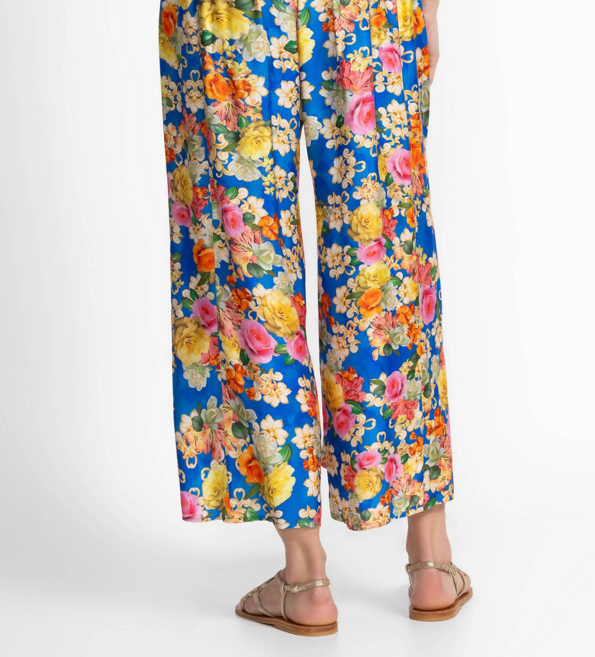 Johnny Was PALAZZO CROPPED PANT in pauline - women's pants - detail view