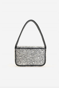 AMERICA & BEYOND Women's Moonlit Glam Shoulder Bag in diamond black - women's bag - alternate view