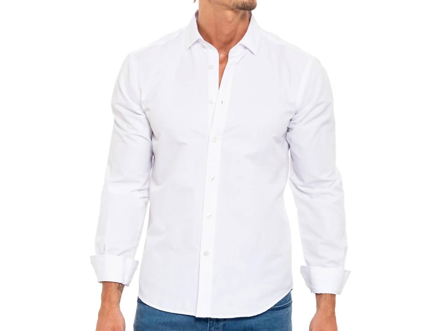 Eight X - Diamond Plate Jacquard Button Down Shirt