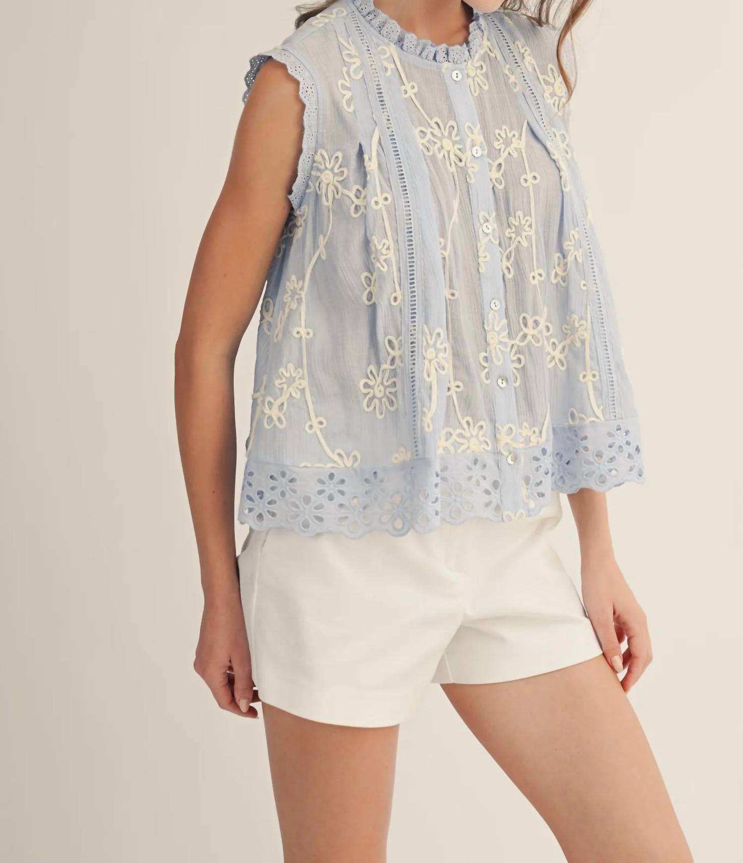 Lovlov - Embroidered Top