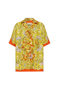 ALEMAIS Sierra Silk Shirt in multi - women's t-shirt - view 4