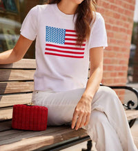 Sail To Sable - Short Sleeve Flag Sweater
